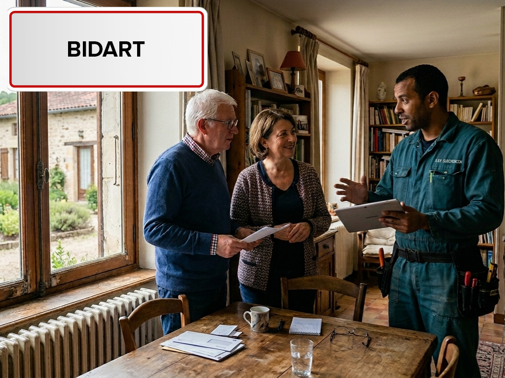 Installation de pompe à chaleur à Bidart (64210) dans les Pyrénées-Atlantiques