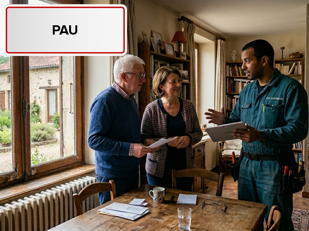 Installation de pompe à chaleur à Pau (64000) dans les Pyrénées-Atlantiques